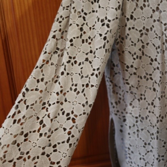 Armani Collezioni Vintage 90s Leather + Cashmere Cardigan Sweater Set – Designer - Picture 4 of 16